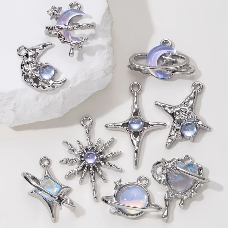 9pcs New Star Moon Enamel Char - đánh giá và giá Y2K Tech Accessories