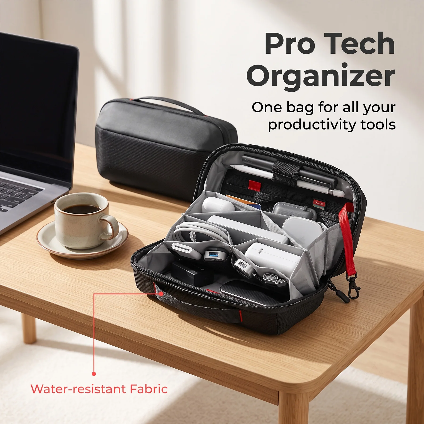 Travel Tech Organizer Pouch, W - đánh giá và giá Tech Accessories Box