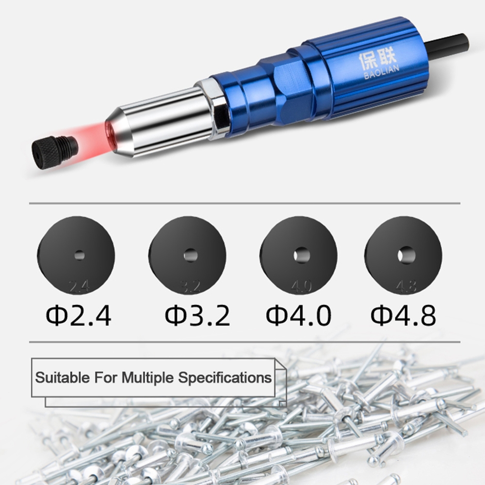 Electric Rivet Gun Adapter wit - đánh giá và giá Unique Tech Accessories