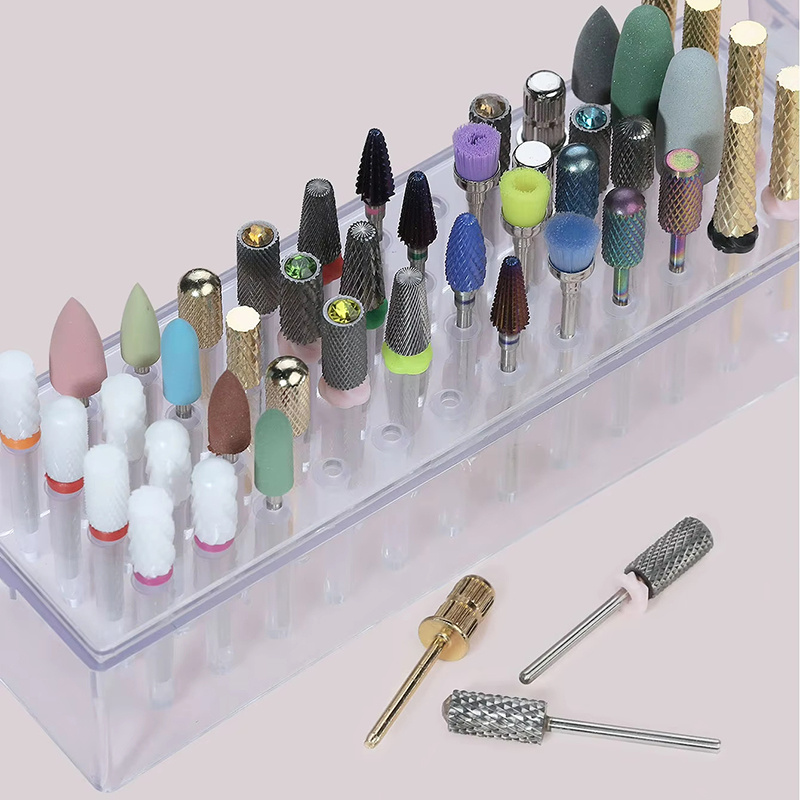 48 Holes Clear Nail Drill Bits - đánh giá và giá Tech Accessories Box