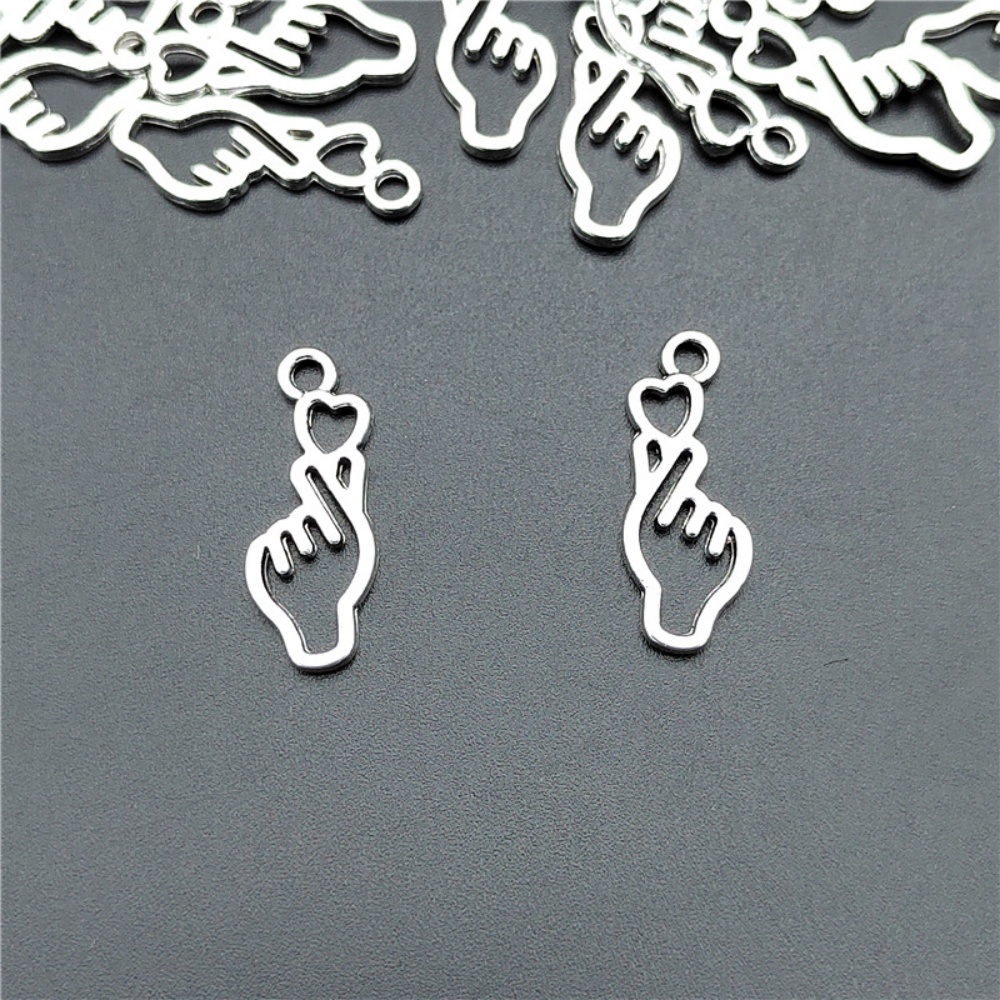 10-100pcs Finger Heart Diy Jew - đánh giá và giá Y2K Tech Accessories