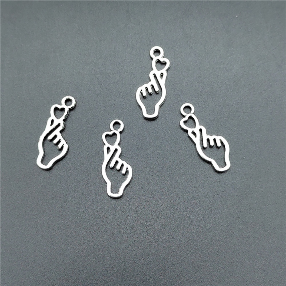 10-100pcs Finger Heart Diy Jew - đánh giá và giá Y2K Tech Accessories