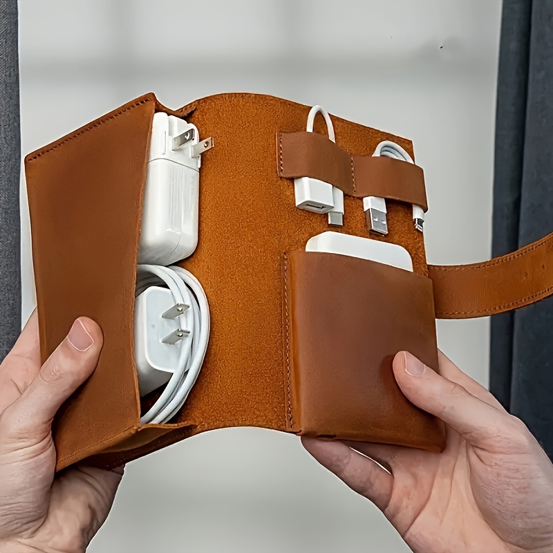 1pc PU Leather Multi-Compartme - đánh giá và giá Tech Accessories Designer