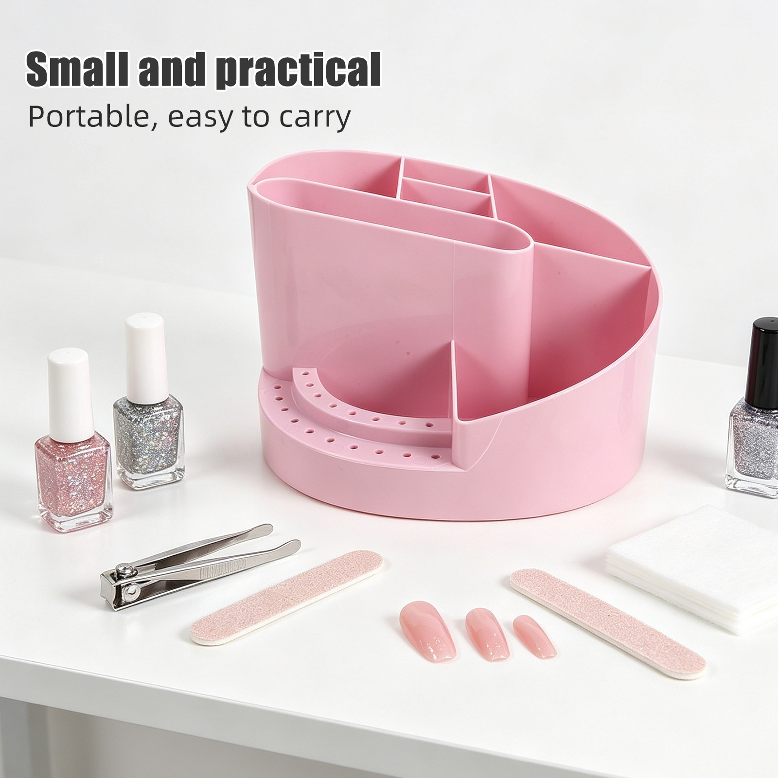 Nail Organizer Storage Box 7 C - đánh giá và giá Tech Accessories Case