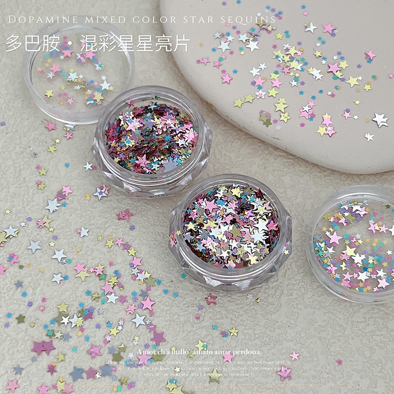 Mini Star Glitter Nail Accesso - đánh giá và giá Tech Accessories Box