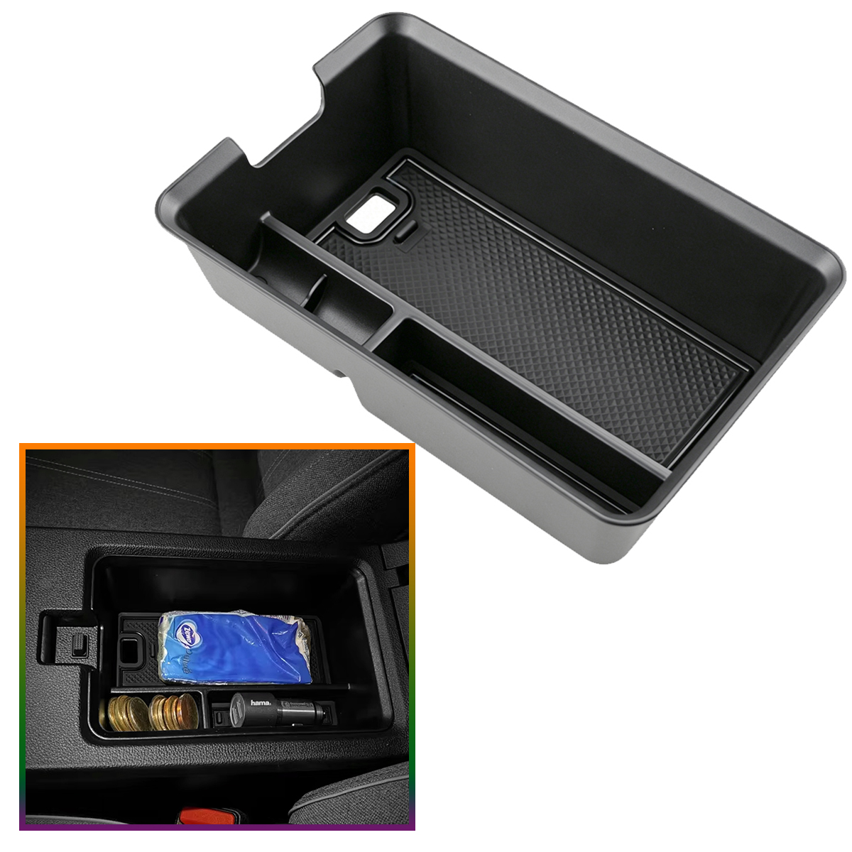 Armrest Storage Box for Renaul - đánh giá và giá Tech Accessories Box