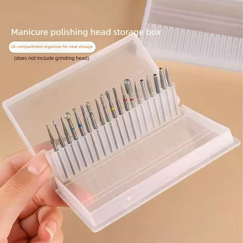 1/2/3PCS 20 Slots Clear Nail D - đánh giá và giá Tech Accessories Box