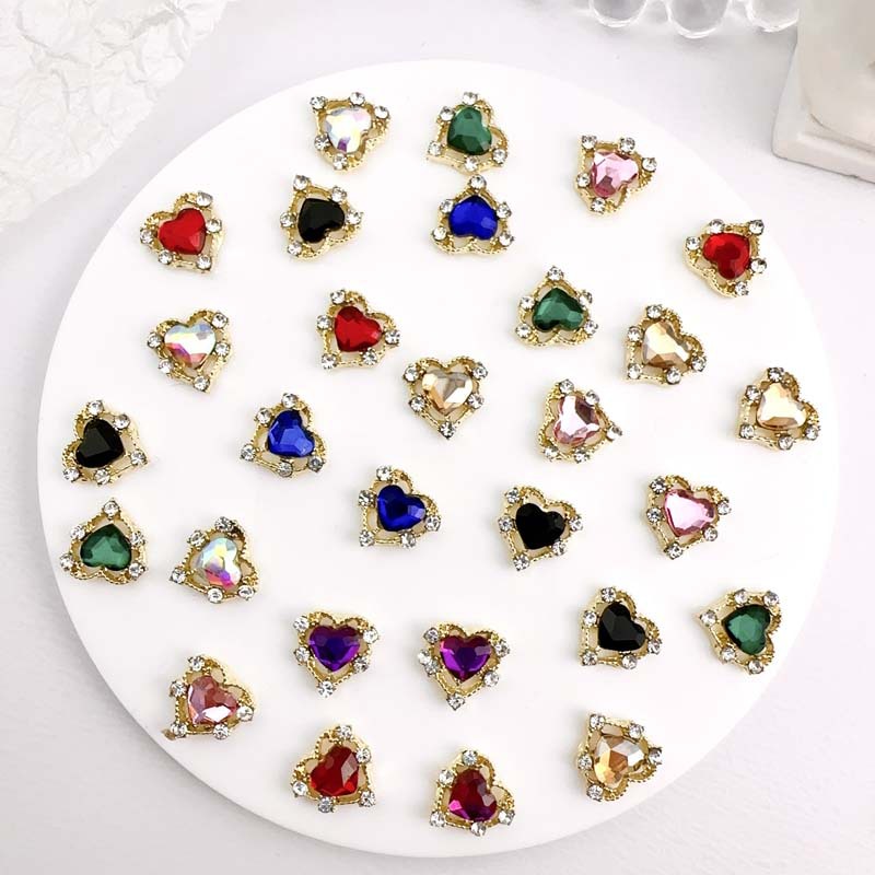 10pcs Luxury Alloy Nail Charms - đánh giá và giá Y2K Tech Accessories