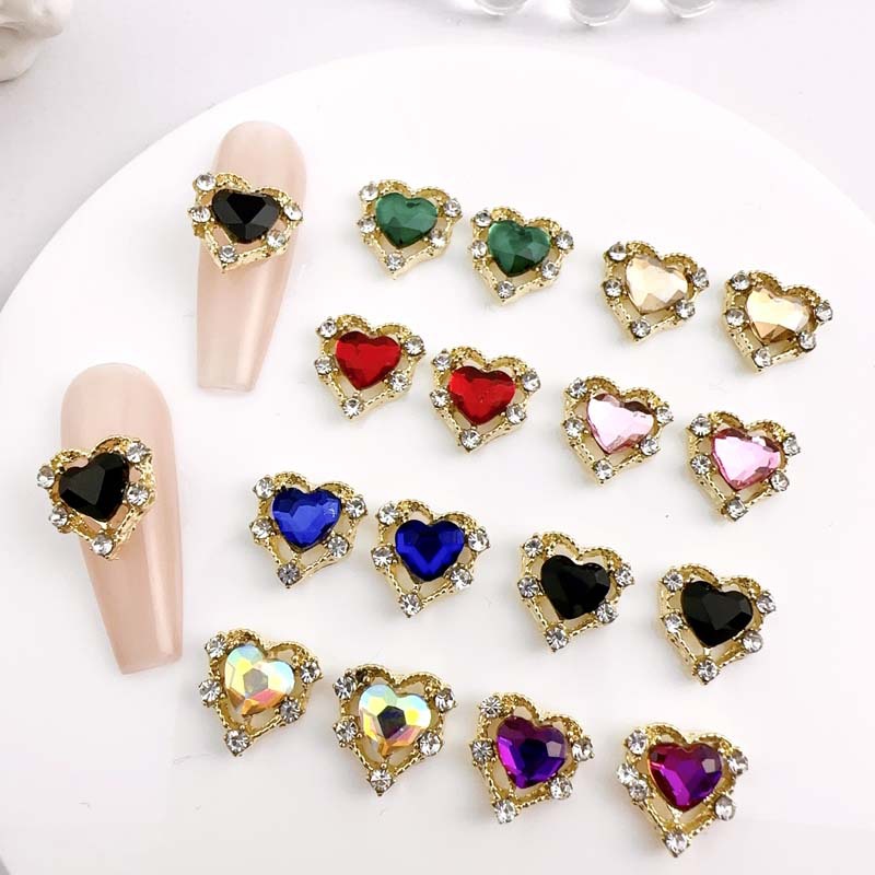 10pcs Luxury Alloy Nail Charms - đánh giá và giá Y2K Tech Accessories