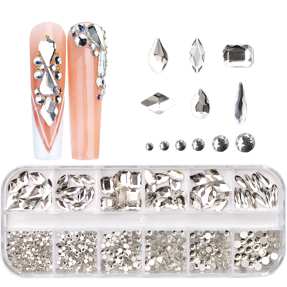12 Grids Clear Mixed Sizes Nai - đánh giá và giá Tech Accessories Box